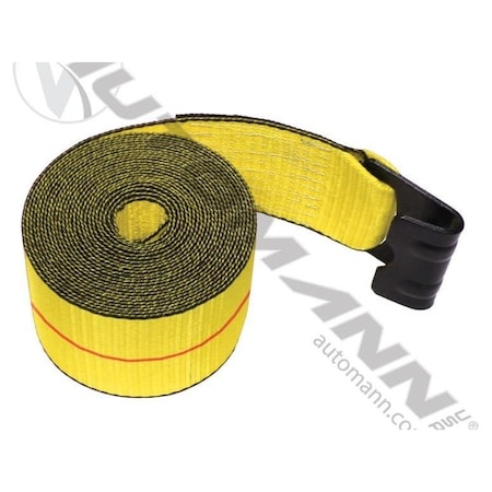 Automann Strap, Ratchet, Cargo Handling, Flat Hook, 4 In. X 30 Ft 573.D430FH
